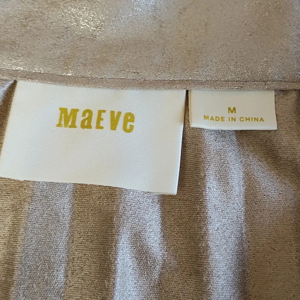 Maeve Shiny Gold Pleated Midi Skirt - Picture 8 of 11